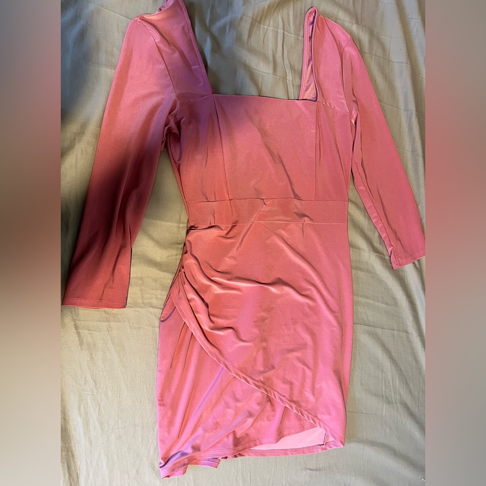 Square Neck Bodycon Mini Dress